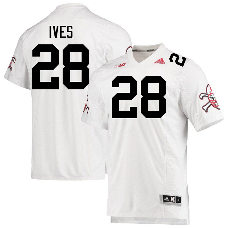 #28 Kwinten Ives Nebraska Jersey,Nebraska Cornhuskers Football Uniforms,Jersey-White #28 Kwinten Ives Nebraska Jersey,Nebraska Cornhuskers Football Uniforms,Jersey-White